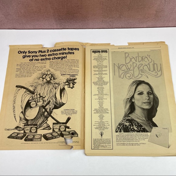 Vintage Rolling Stone Magazine Suzi Quatro Elton John Norman Mailer January 1975 - Picture 4 of 5